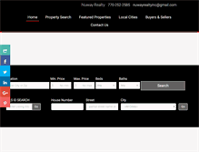 Tablet Screenshot of nuwayrealty.net